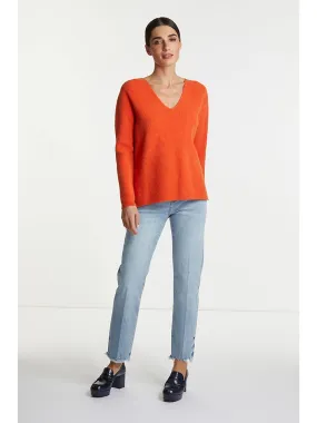 Pullover in Orange