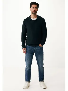 Pullover in Petrol